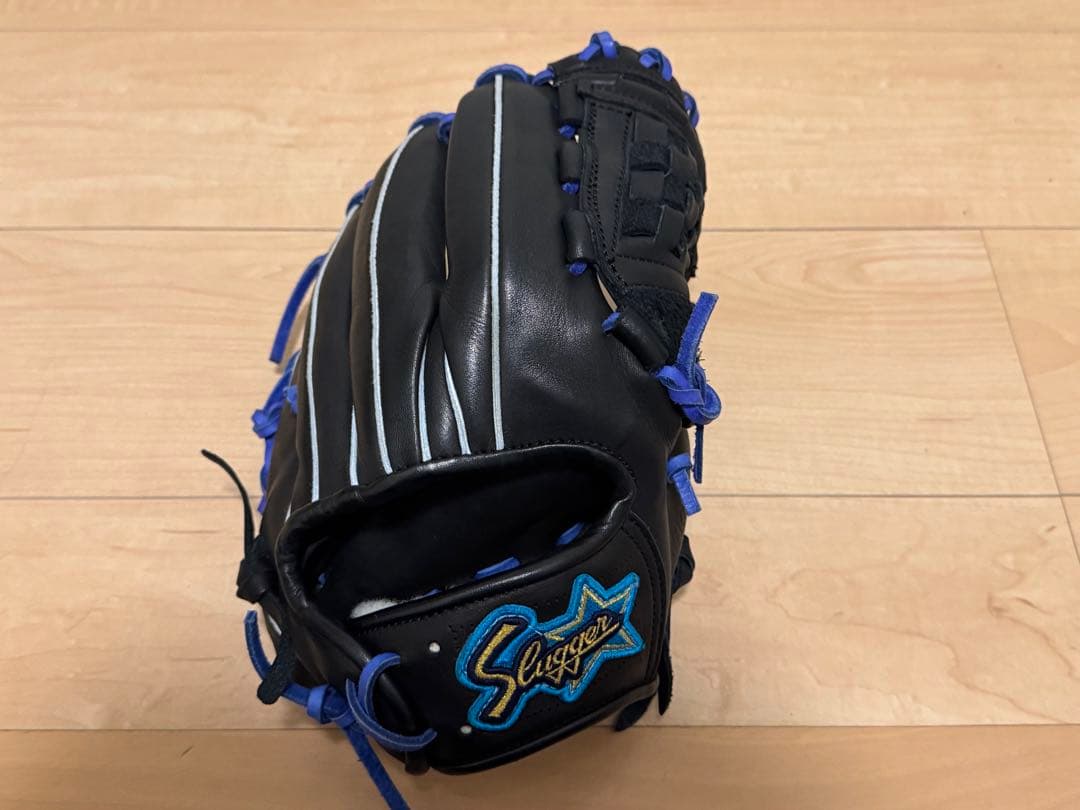 久保田スラッガー軟式グローブ 黒/青