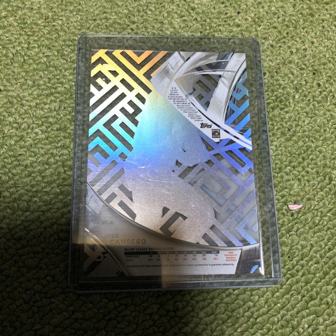 ホセカンセコ直筆サインカ一ド