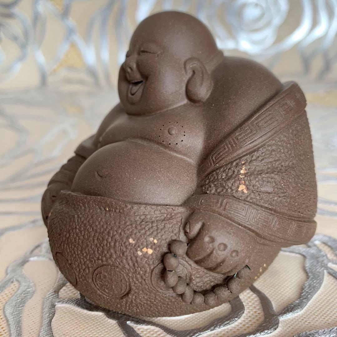 布袋様 七福神 茶器 置物 縁起物 陶器