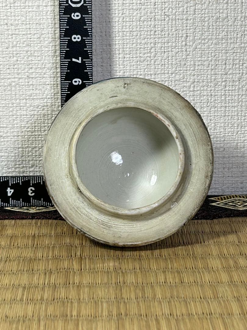 古伊万里　染め錦　沈香壺