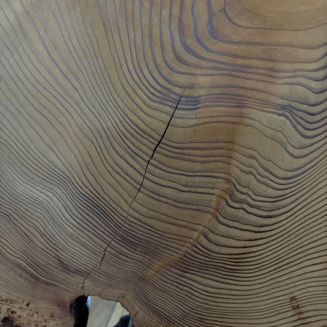 【used】　屋久杉　1枚板　置物　工芸品　衝立