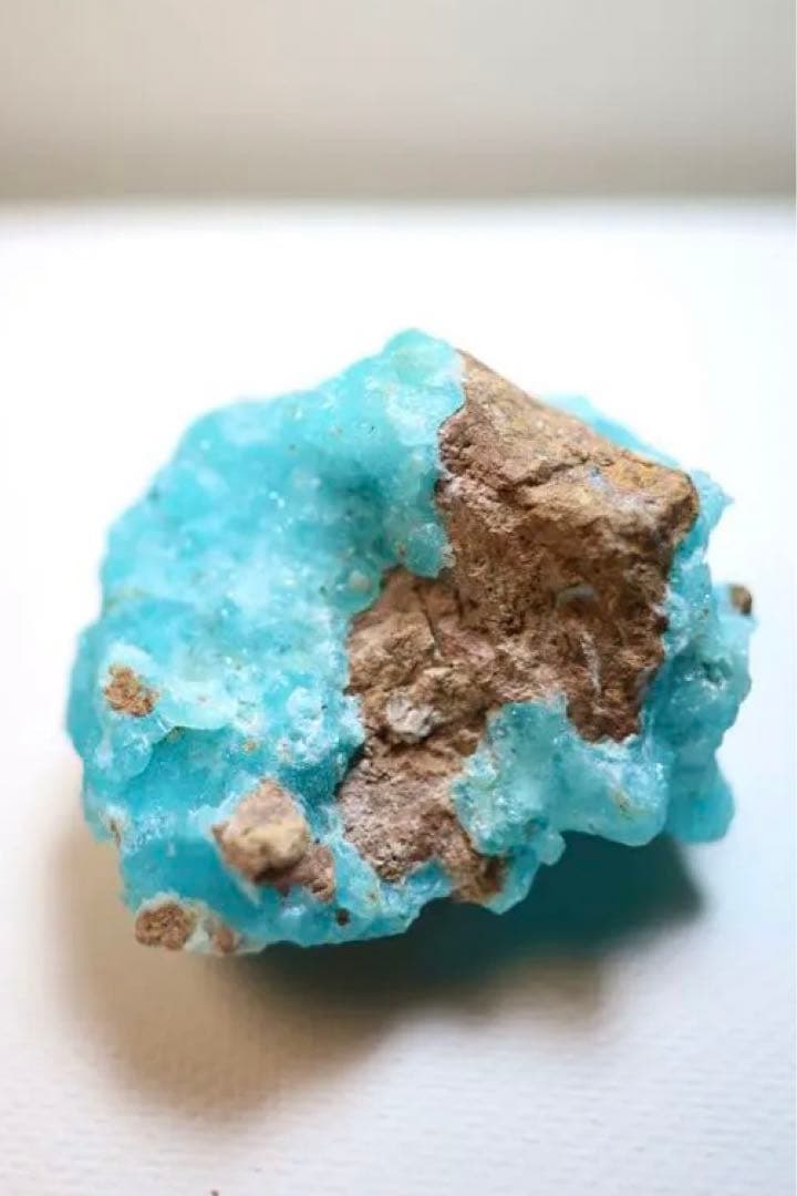 希少 コンゴ Mfouati鉱山 ブルーヘミモルファイト　鉱物標本　原石　結晶