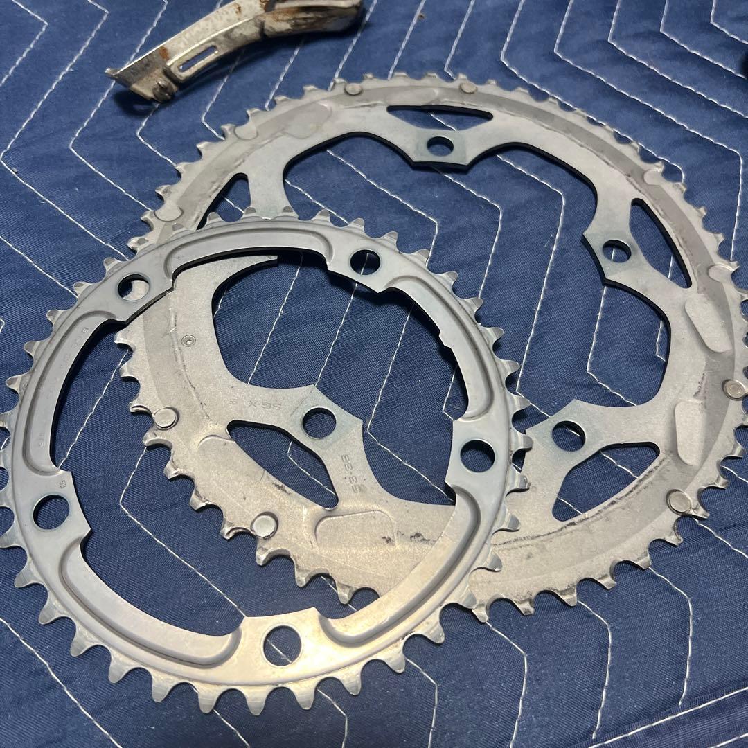 SHIMANO FC-5800 クランク、チェーンリング53/39