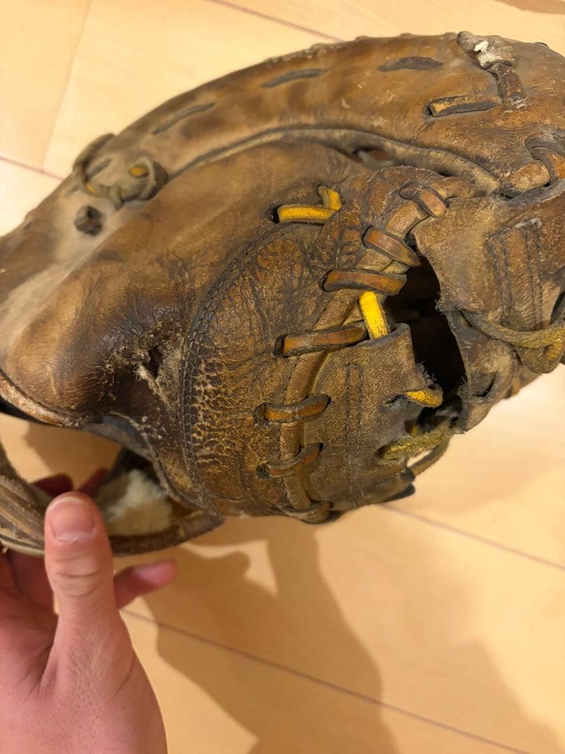 Mizuno ブラウンレザーグローブ