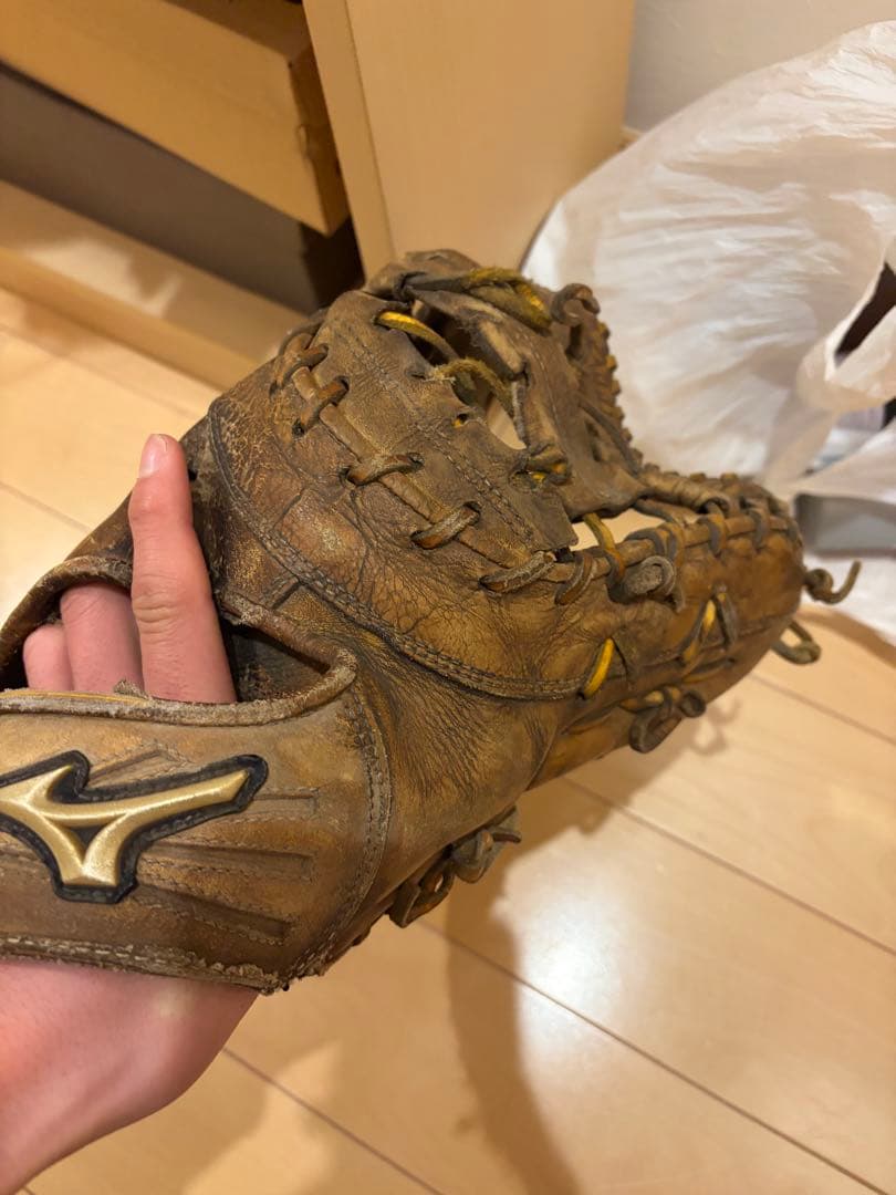 Mizuno ブラウンレザーグローブ