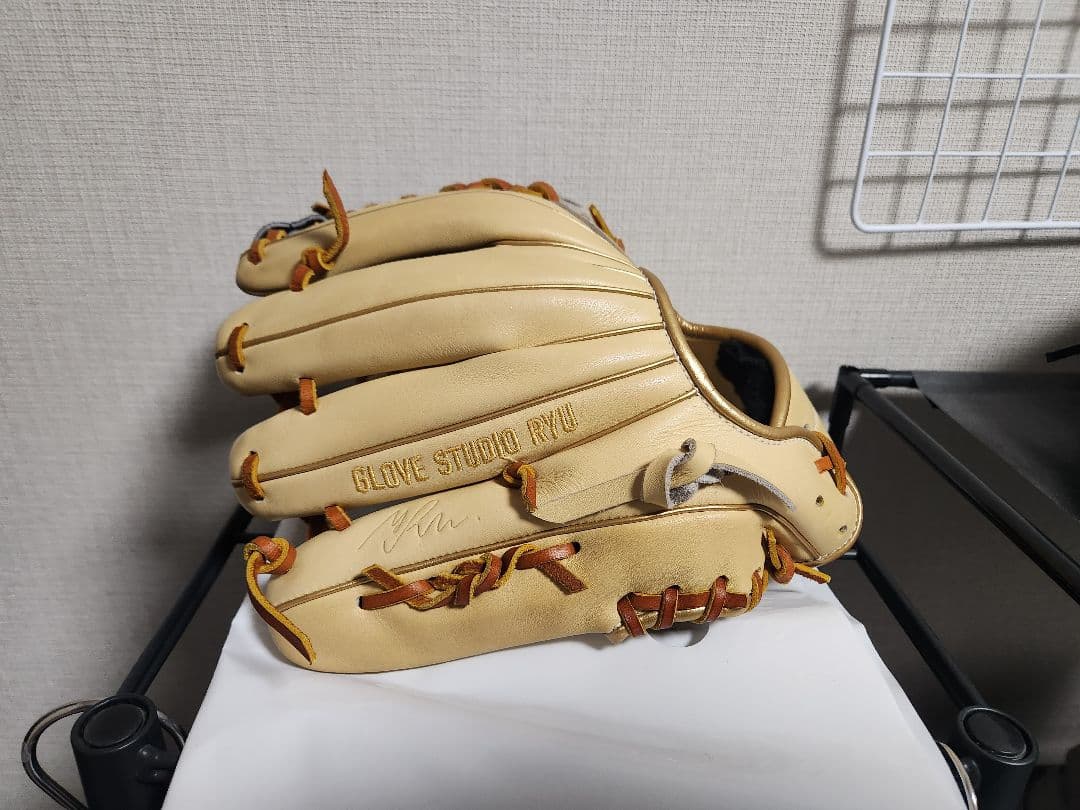 RYU 限定 軟式 内野手用 ICK型 キャメルXゴールド　カスタム