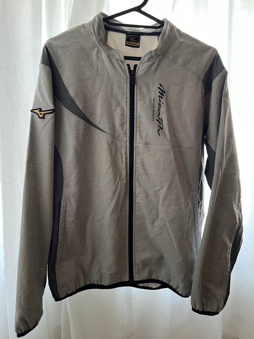 Mizuno Pro ミズノプロ ジャージ上下セット グレー Mサイズ