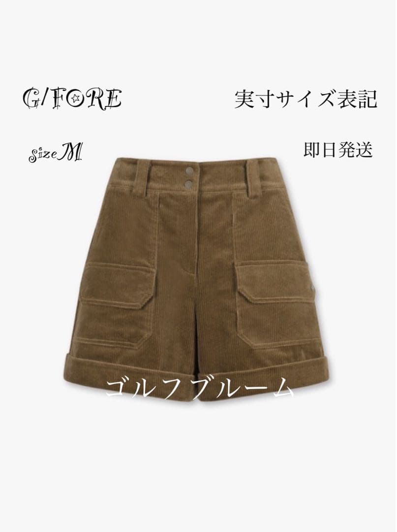 新入荷G/FORE韓国ジーフォア レディースコーデュロイパンツsizeM