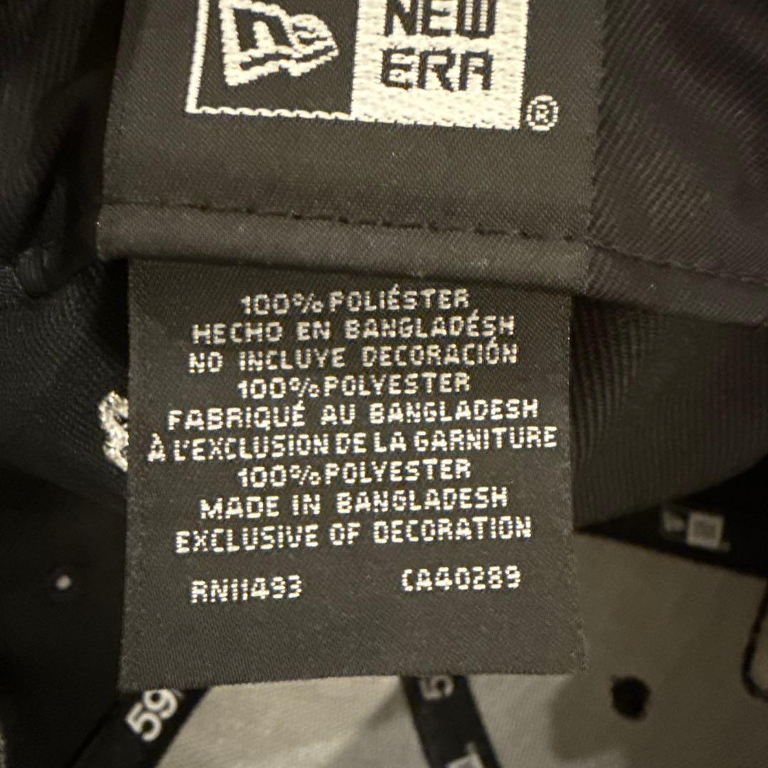 Supreme 59FIFTY ブラック キャップ 7 1/8