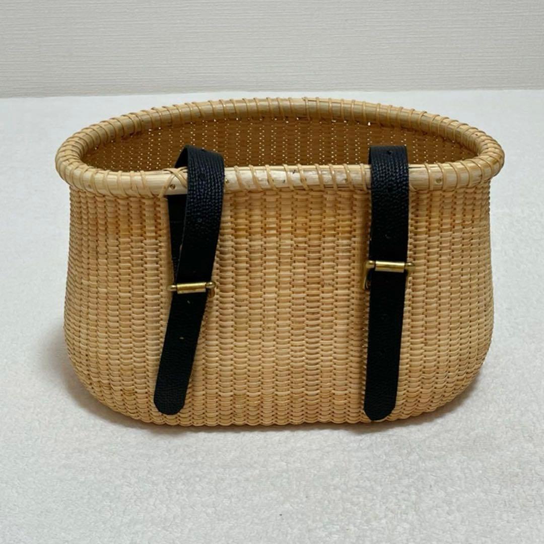 ナンタケットバスケット 自転車かごバスケット ラタン 籐 収納 おしゃれ