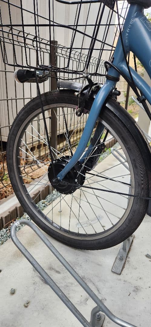 送料込　電動アシスト自転車 TDH-408L PELTECH　チャイルドシート付