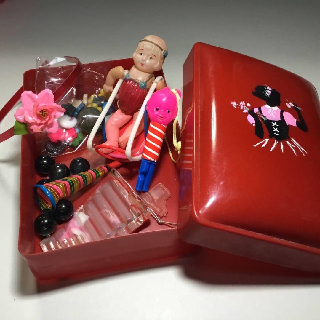 ヴィンテージ◆駄菓子屋セット①◆セルロイド人形 アンティーク 昭和レトロ