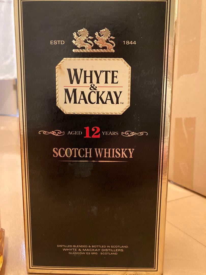 【2本セット】ホワイトアンドマッカイ12年&ゴールデンブレンド　終売品