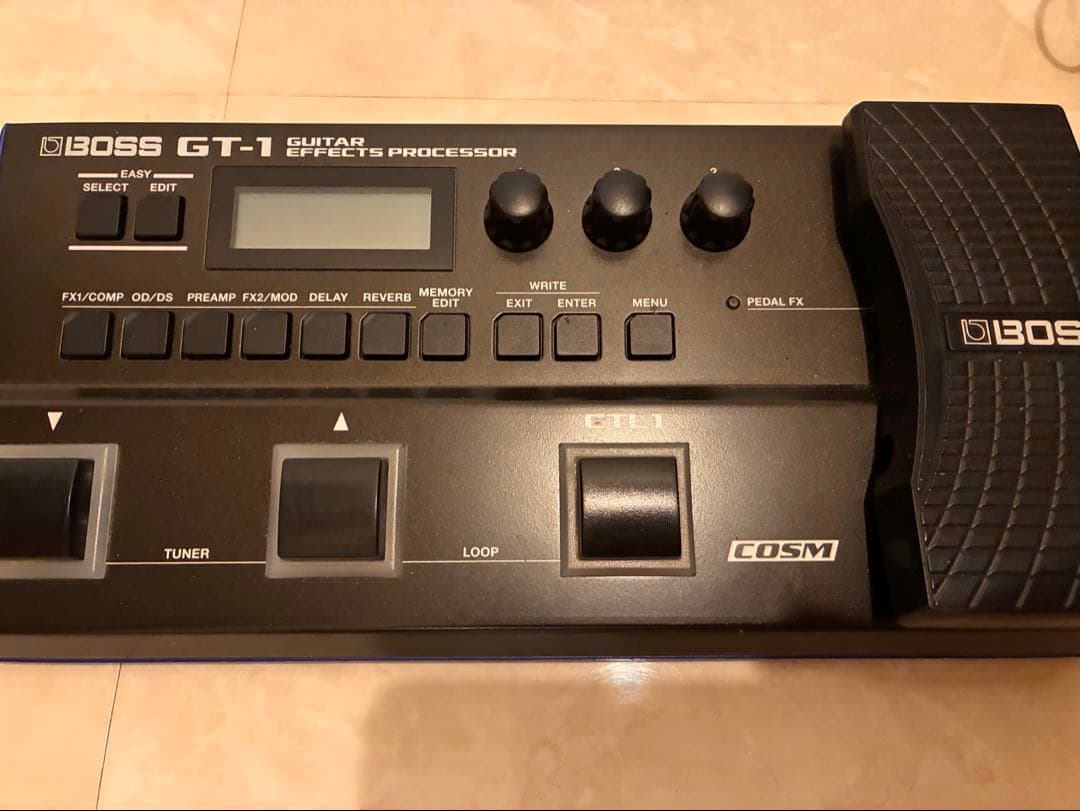 BOSS GT-1 ギターエフェクター　アダプター付き