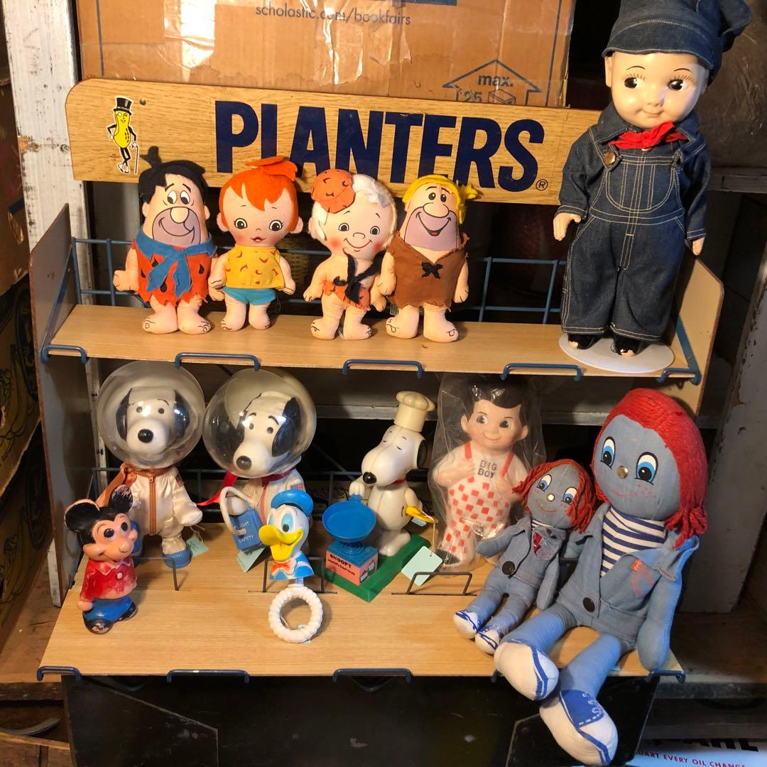 1970s PLANTERS Mr.ピーナッツ　ディスプレイラック　ビンテージ