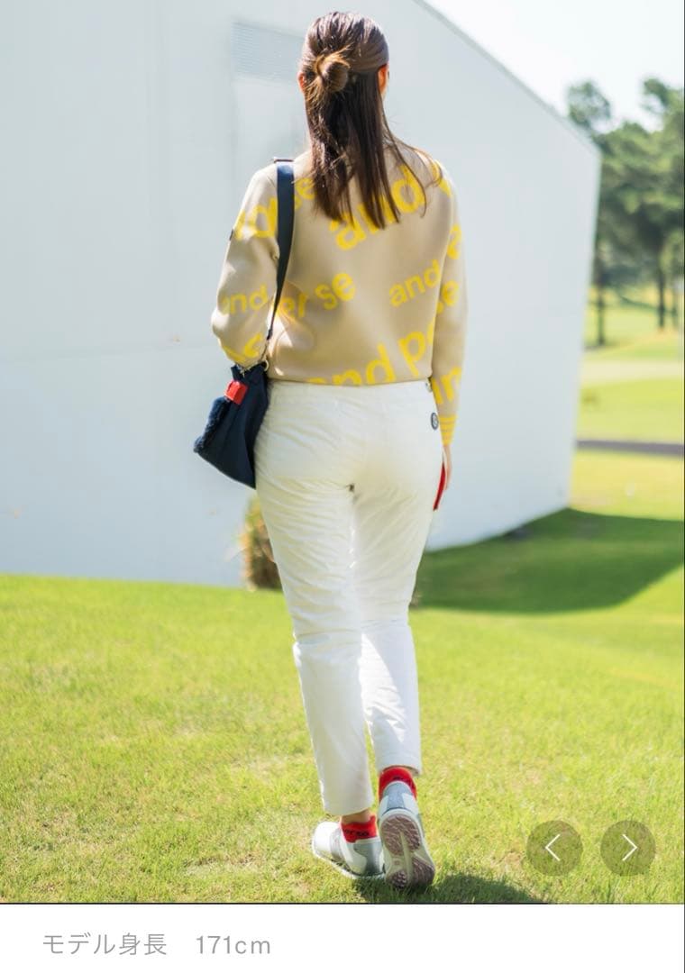 新品未使用 and per se アンパスィ エアロカプセル中綿パンツ L