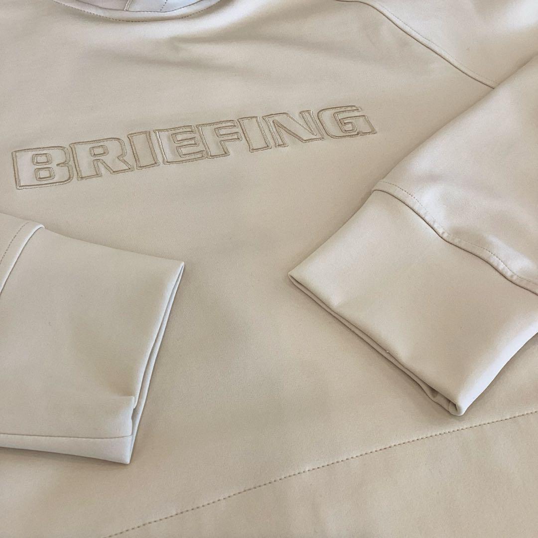 新品　BRIEFING MS BIG BEAT HOODIE ベージュ