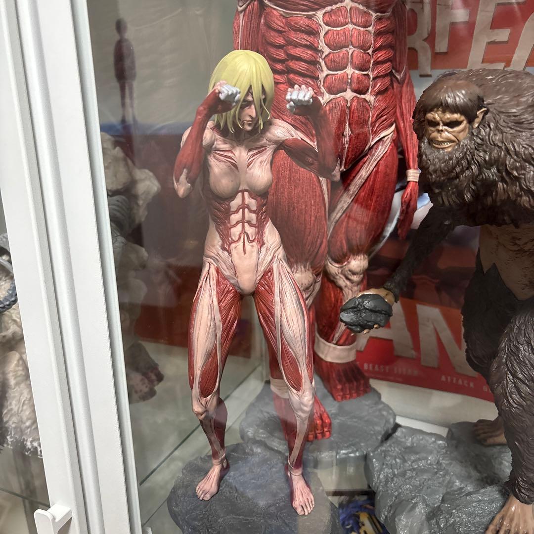 ちちち進撃の巨人 一番くじ 終尾の巨人 女型 超大型 エレン アニ