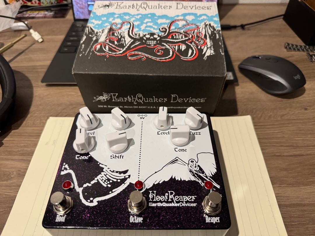 EarthQuaker Devices Hoof Reaper 限定色　紫