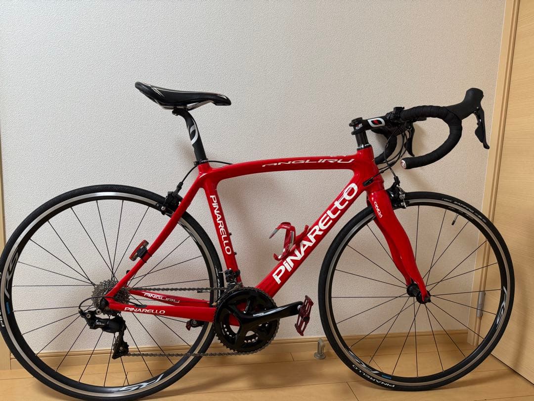 【引き取り希望】PINARELLO ANGLIRUレッド　2019年モデル