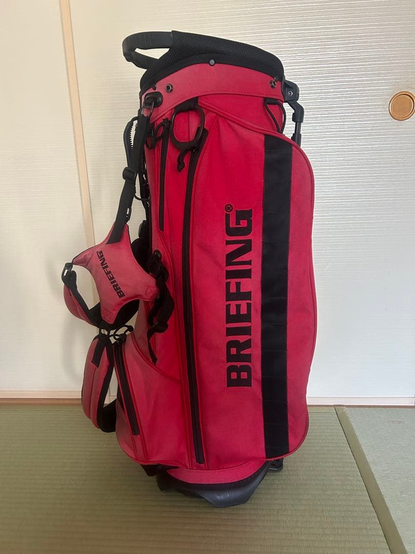 【限定カラー】ブリーフィング キャディバッグ RED