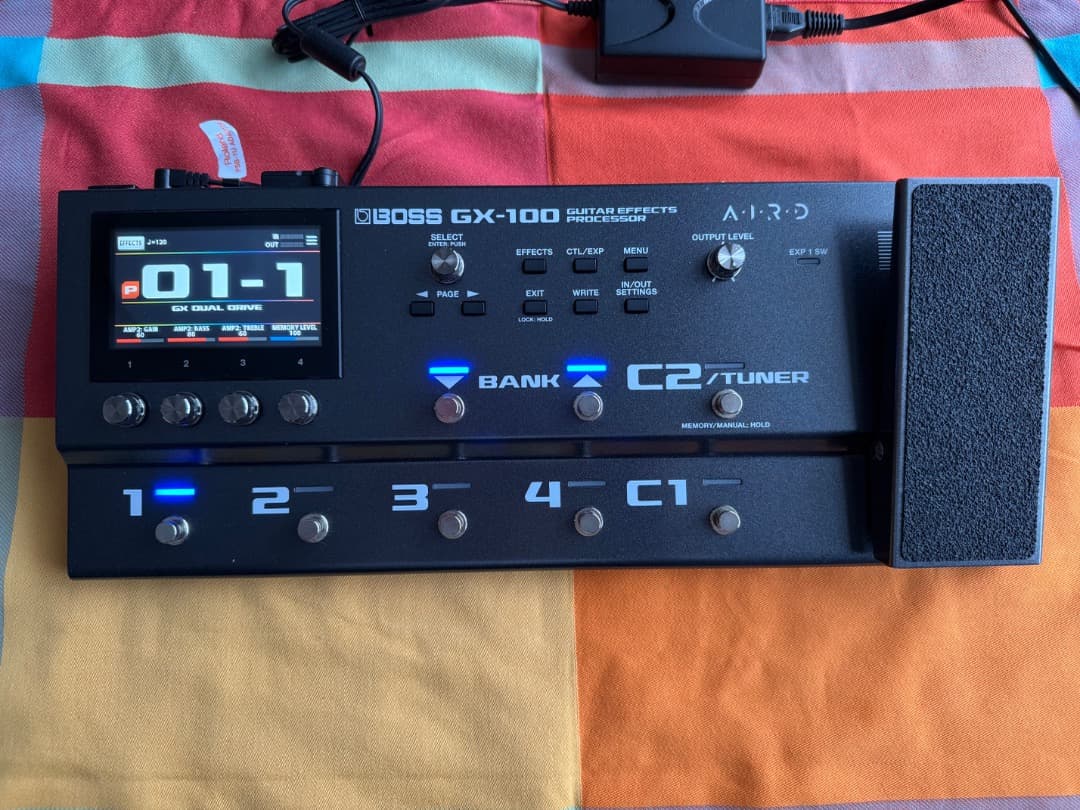 BOSS GX-100 マルチエフェクター　BTアダプター（BT-DUAL）付き