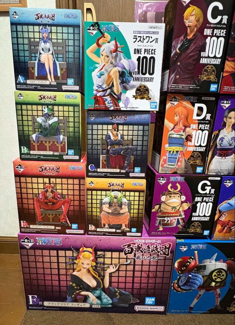 ワンピース 一番くじ　フィギュアまとめ　ワノ国　赤鞘九人男　vol.100