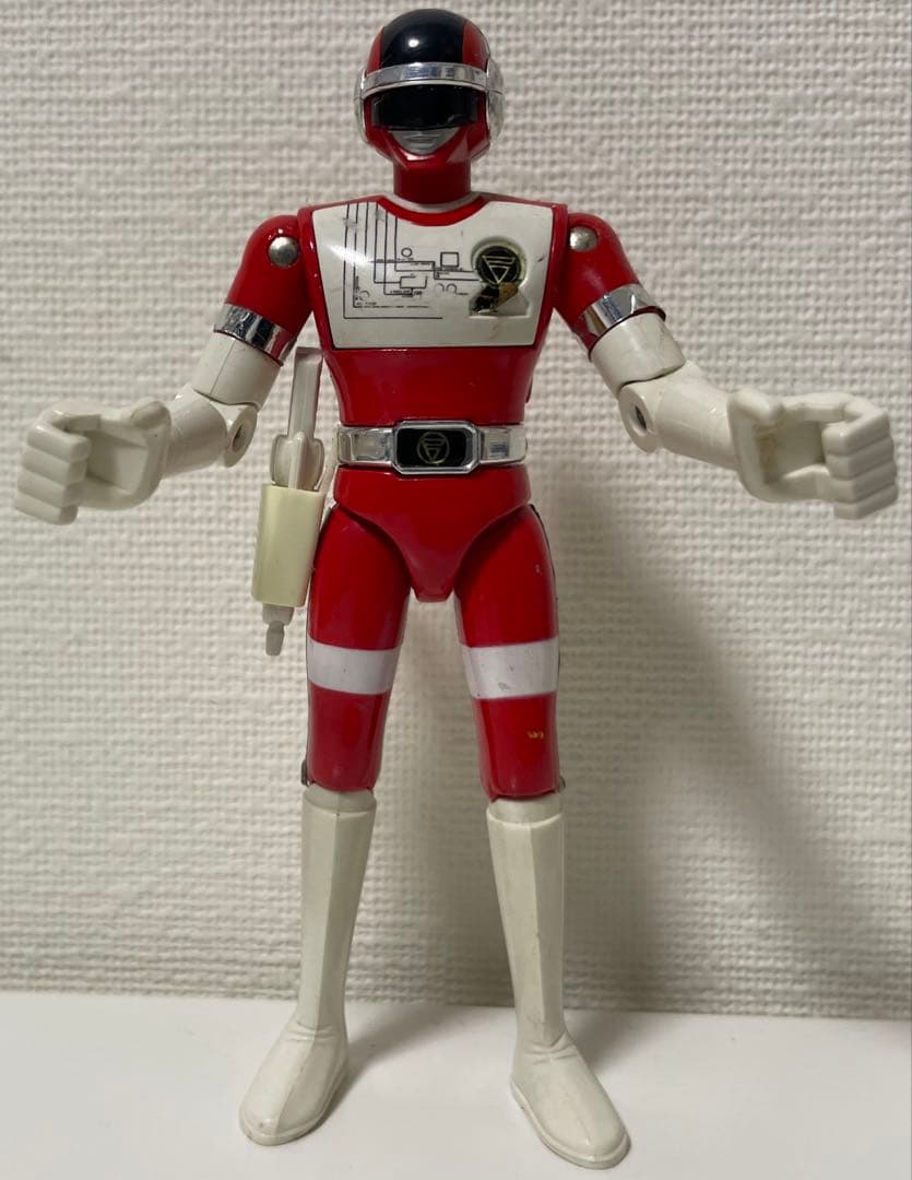 超電子バイオマン 超合金フィギュアセット 赤・青　バイオドラゴンセット