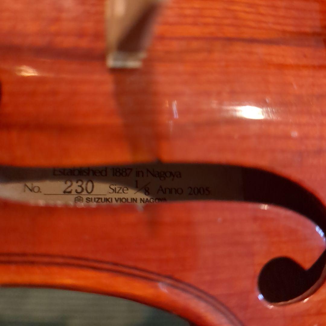 SUZUKI　No.230 ヴァイオリン1/8 美品 弓　ケース付き