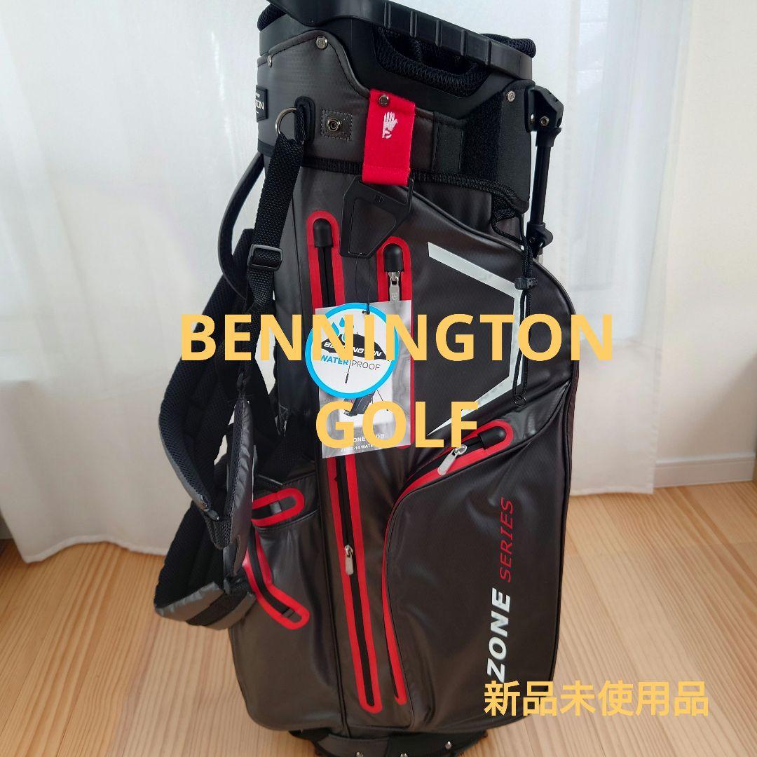 BENNINGTON ZONE ゴルフ・キャディバッグ14分割グレー&レッド新品