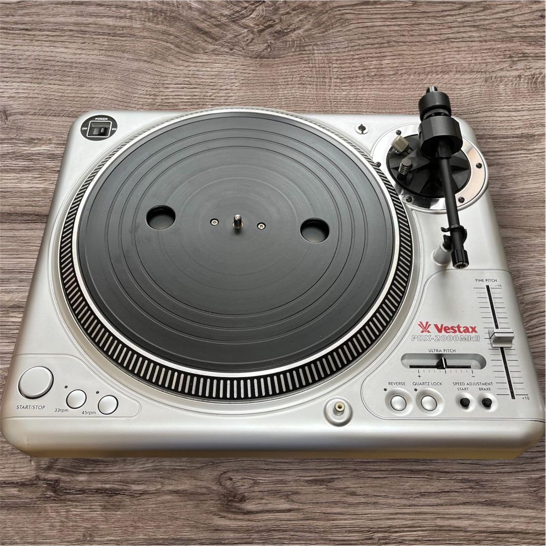 【完動品】Vestax PDX2000 MKII ターンテーブル アース線付き