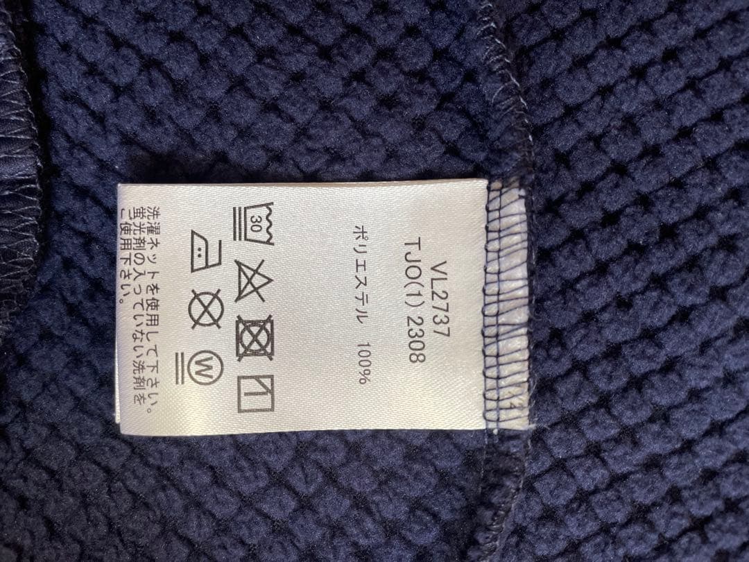 FILA ネイビー ジップアップジャケット