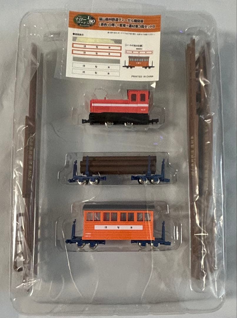 TOMYTEC 猫山森林鉄道 セットB,C,D,E 4セットナローゲージ1/80