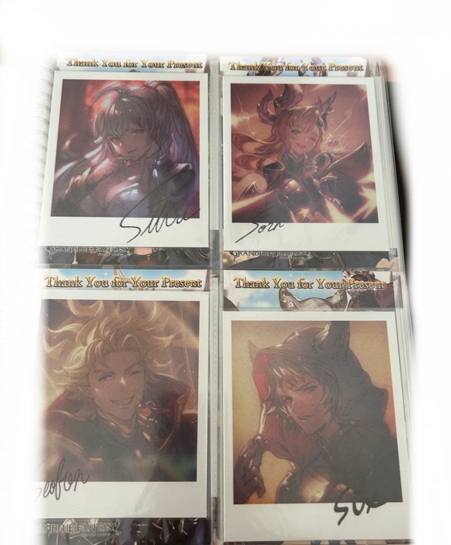 まとめ　グラブル　ホワイトデー　お返し　ポストカード　カード