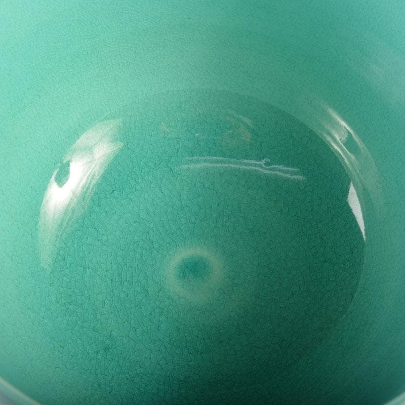 茶道具　交跡焼　堀口登造　シルクロード文　茶碗　共箱　V　6525