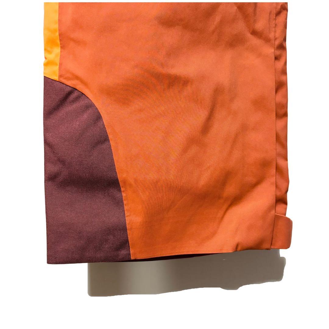 ゴールドウィン ウィメンズ ツートンカラー パンツ スカーレット オレンジ L