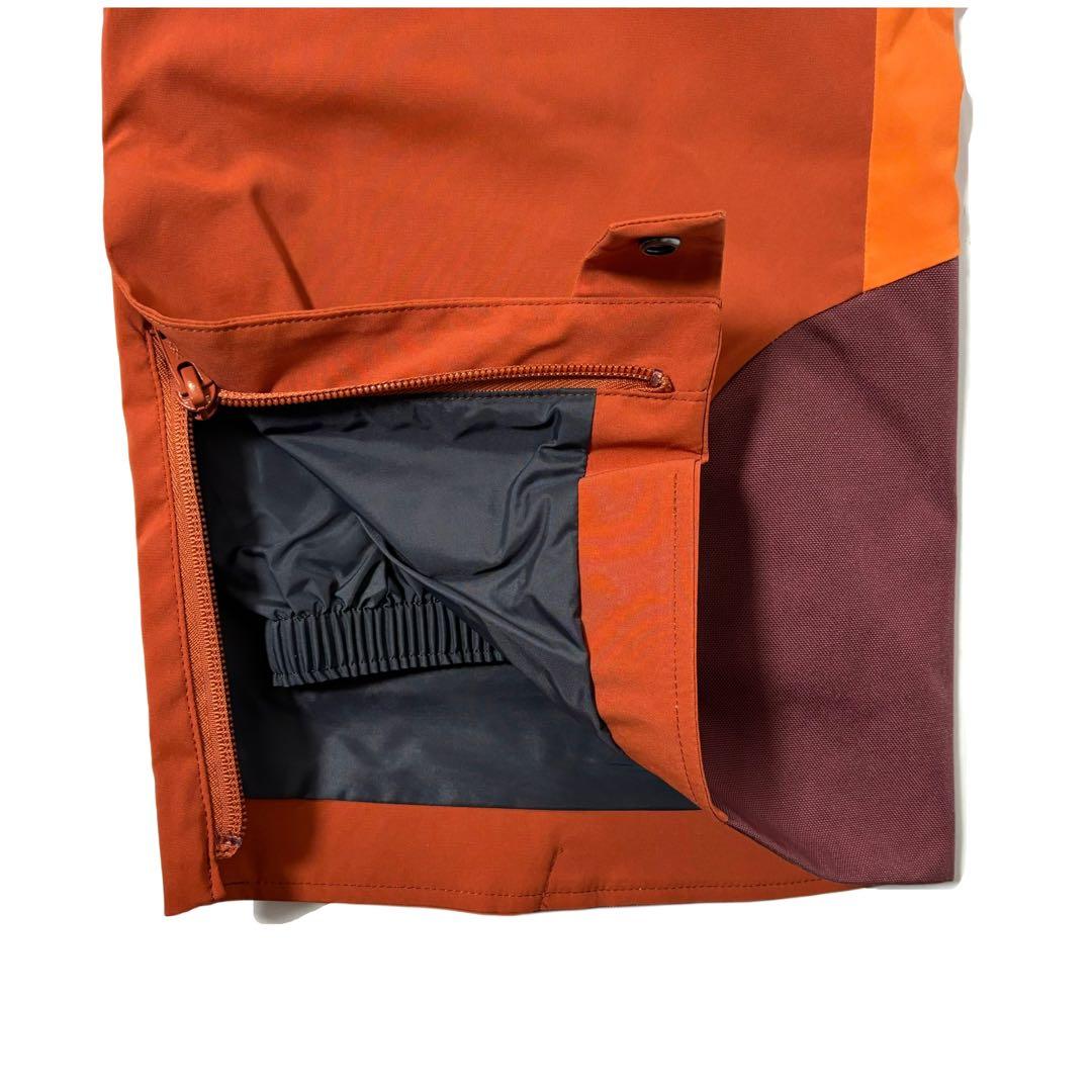 ゴールドウィン ウィメンズ ツートンカラー パンツ スカーレット オレンジ L