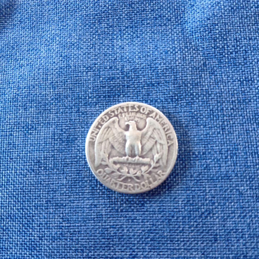 1953年 アメリカ 銀製クォータードル 4枚セット