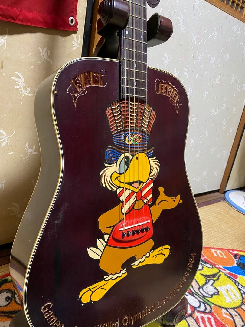 イーグルサムギター　ロサンゼルスオリンピック記念ギター　アコギ　送料無料