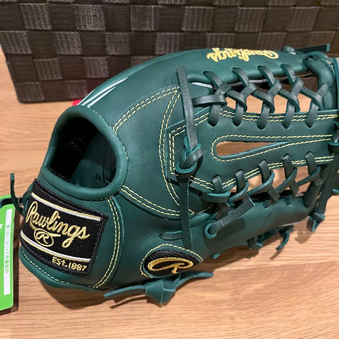 新品 値下げ中軟式少年用ローリングスJr.ハイパーテック ダークグリーン