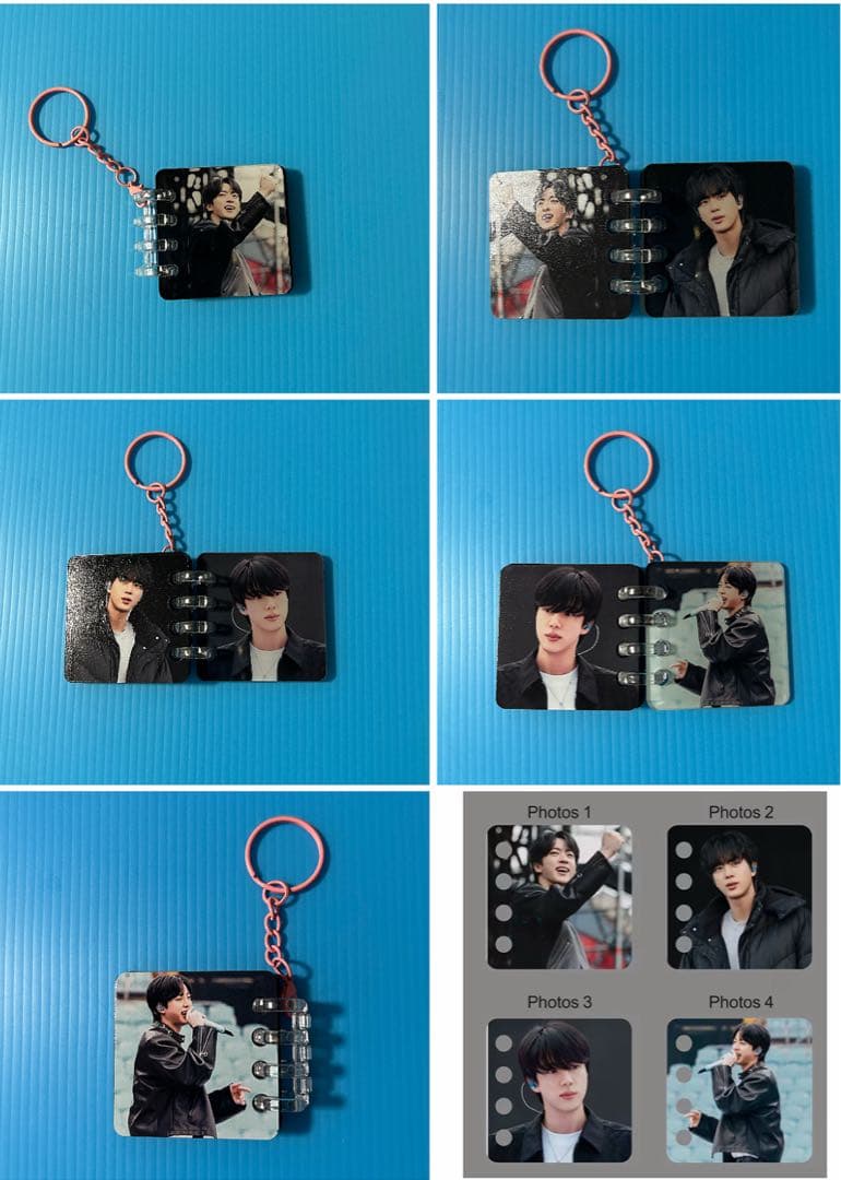 BTS JIN ロングステッカー・フォトカード・ましかくフォト・ステッカー