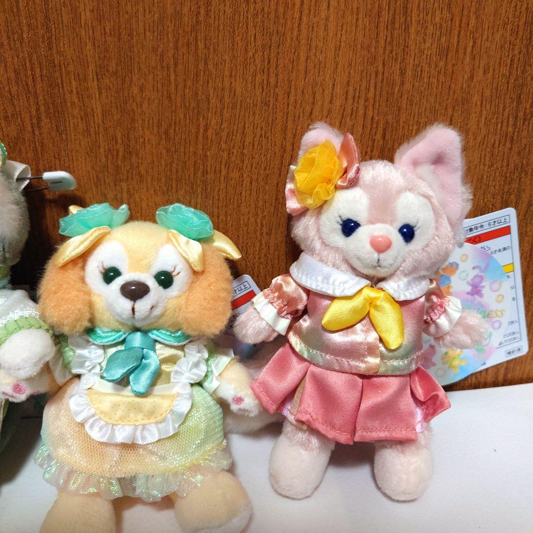 ダッフィー＆フレンズのカラフルハピネス　ぬいぐるみバッチ7点コンプリートセット