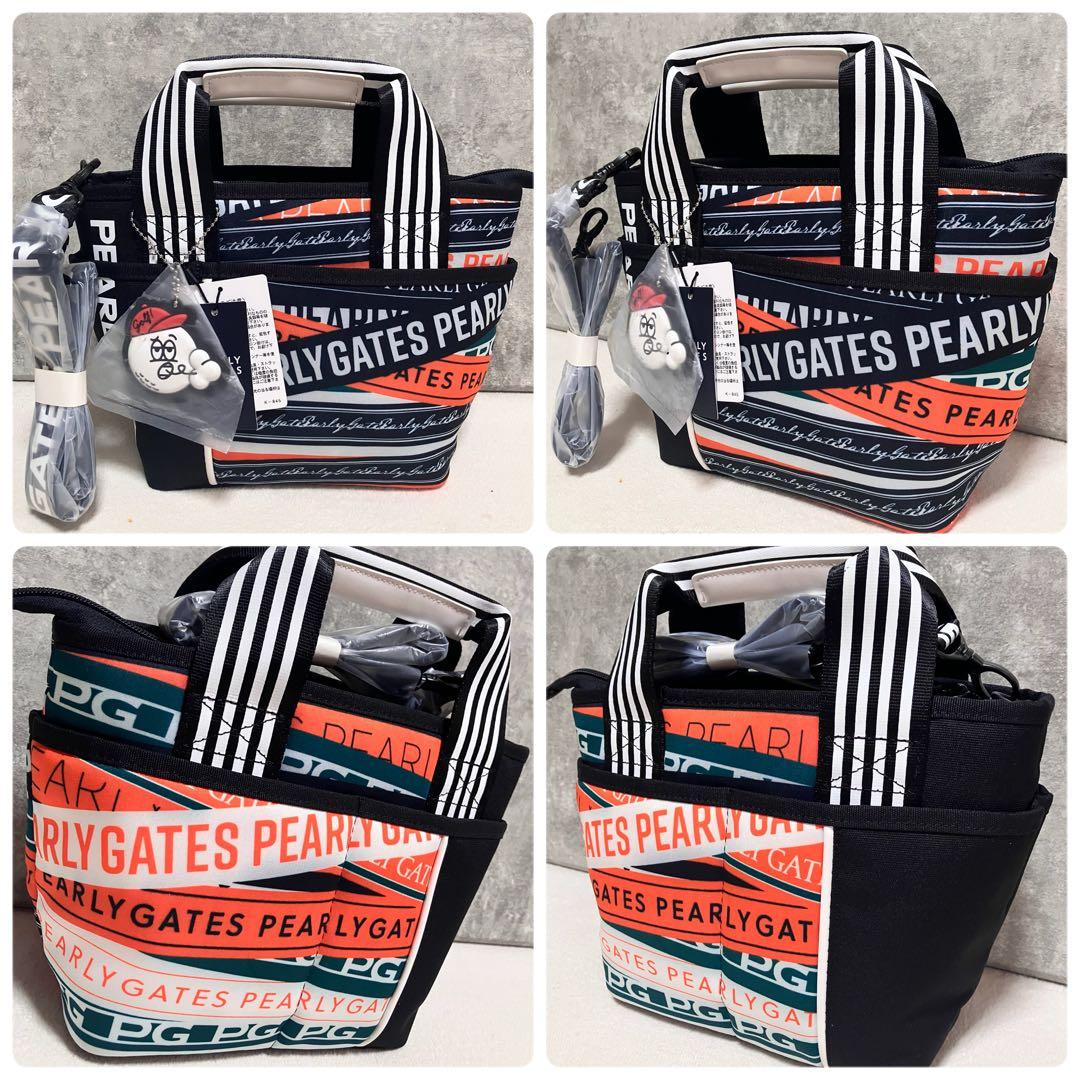 新品タグ付き　パーリーゲイツ　ロゴリボン柄　カートバッグ　2way