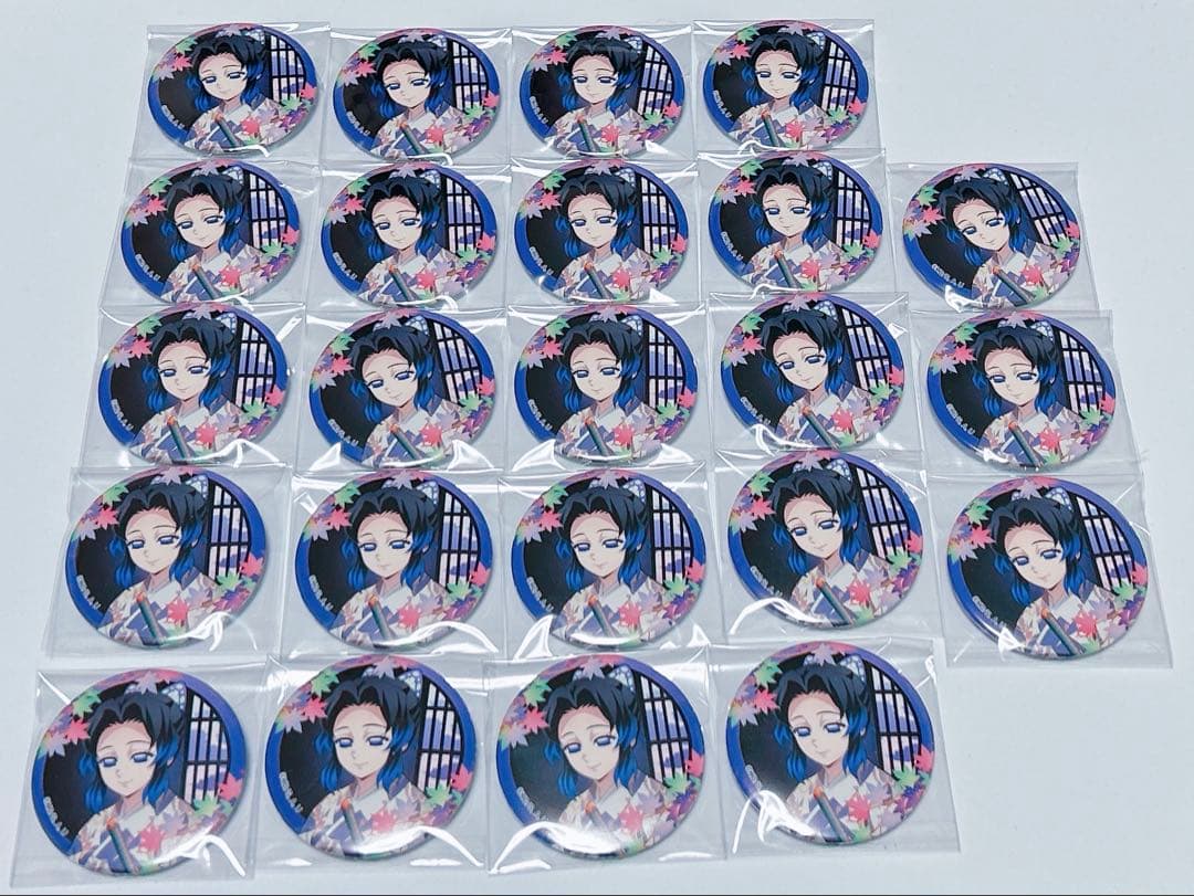 鬼滅の刃　京まふ　缶バッジ　胡蝶しのぶ