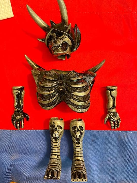 【当時物】キングワルダー1世 怪人セット　ドクロキング