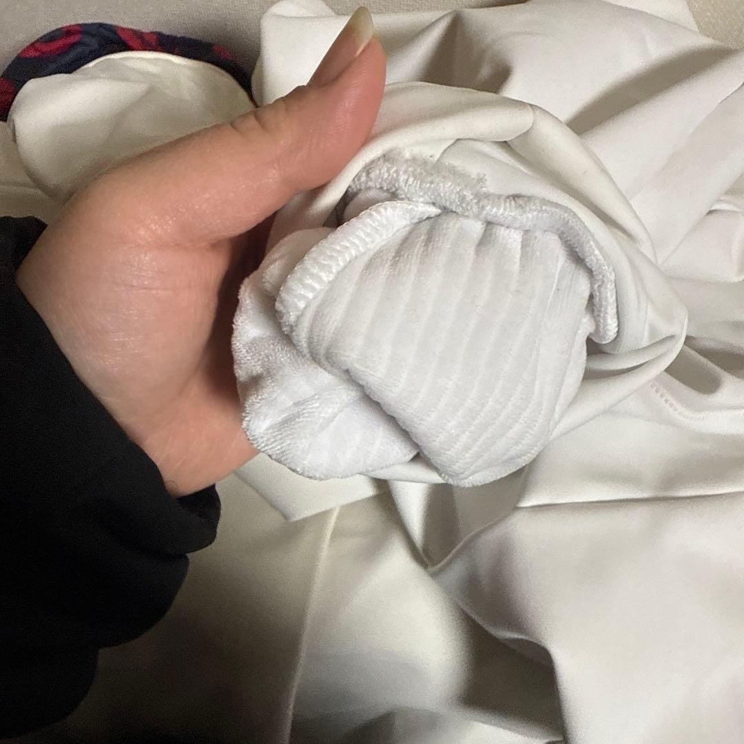 防寒対策に！OAKLEY フード付き裏地ベロア上下 ホワイト