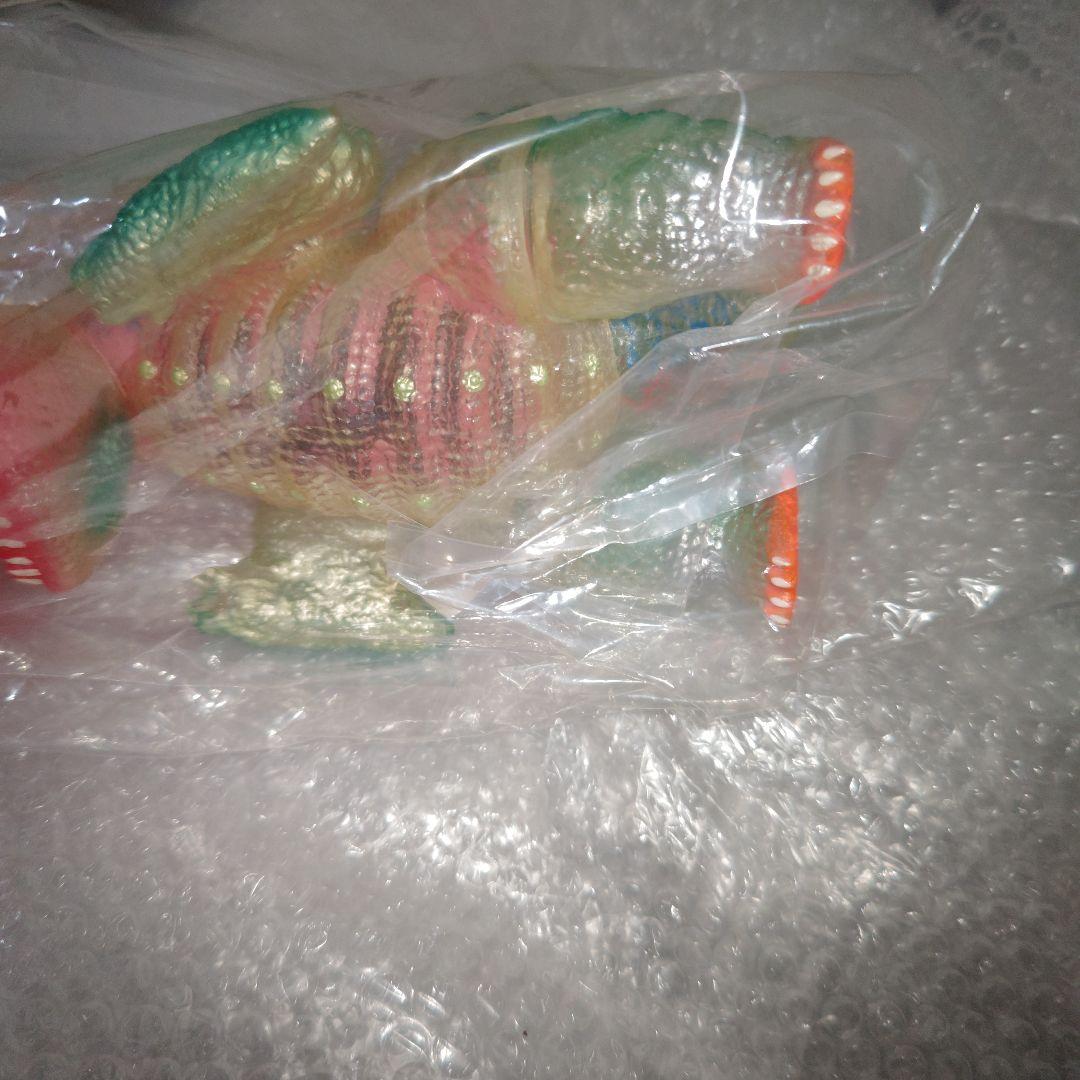ゴガメジラー　安楽安作　透明ゴガメジラー　ピンク蓄光の内蔵パーツ入り　ソフビ