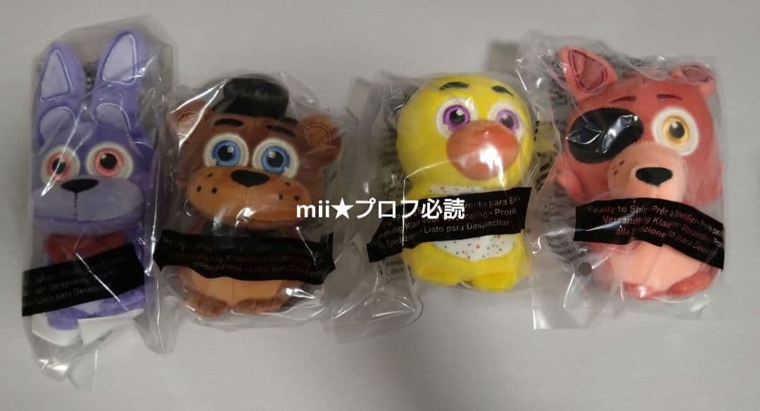 映画 ファイブナイツアットフレディーズ ミニぬいぐるみ 4種