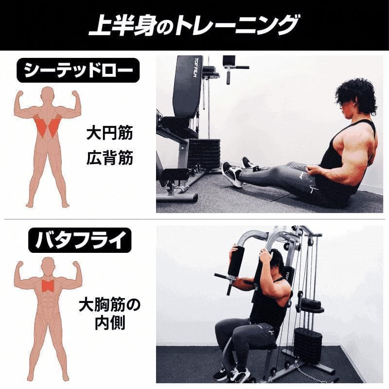 マルチホームジム スマート自宅 トレーニング器具1台多役 静音設計B2204