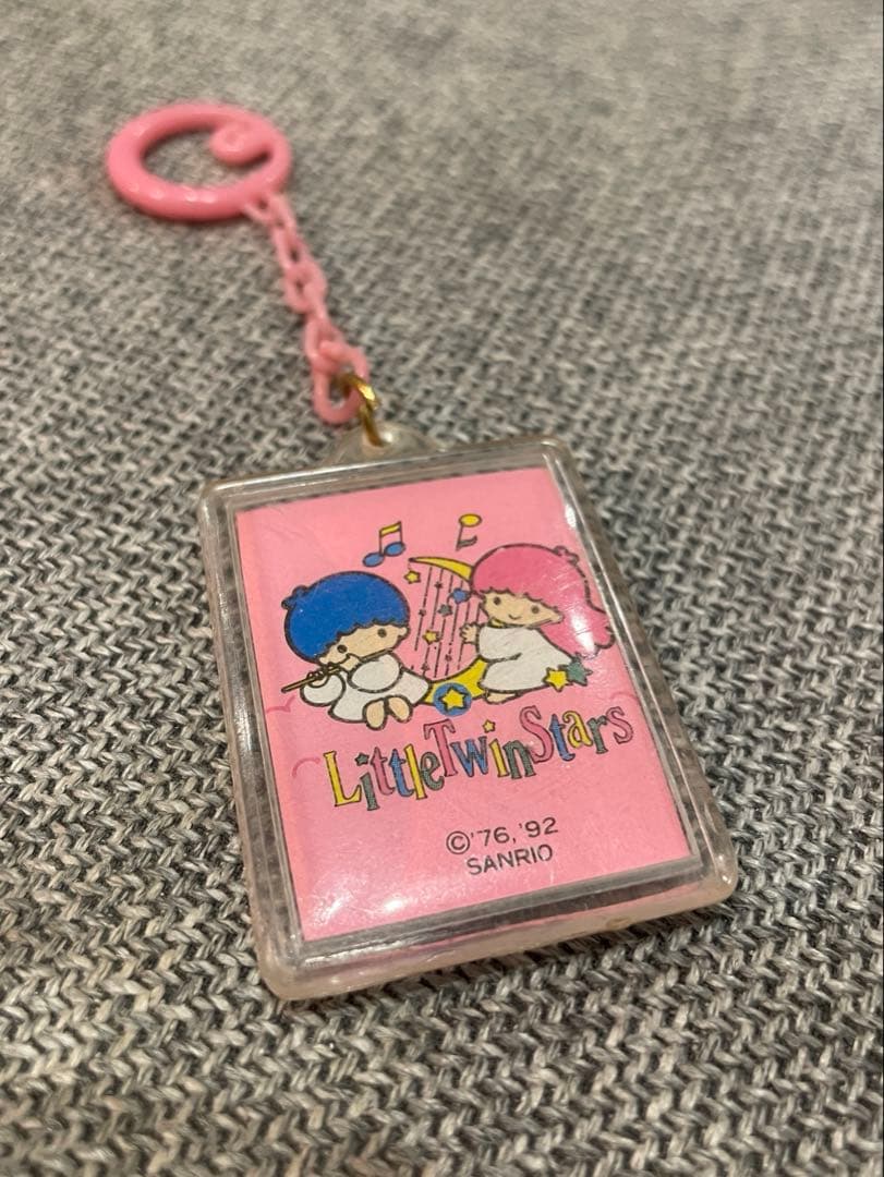 リトルツインスターズ アクリルキーホルダー 1992年製　レトロ　レア